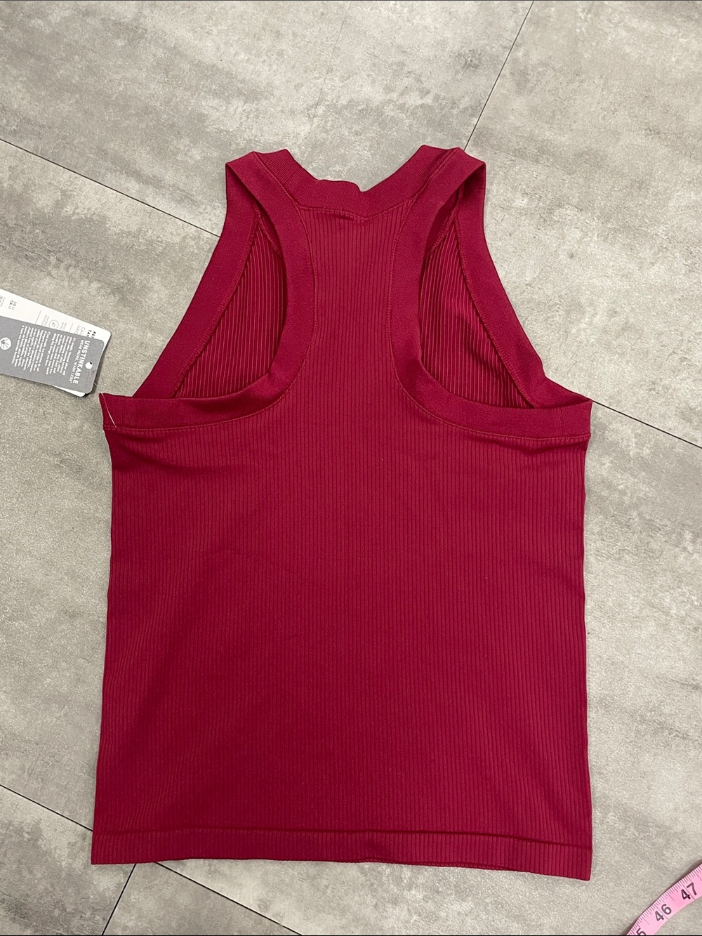 NWT medium Athleta renew racerback tank in coffeeberry - Picture 2 of 8